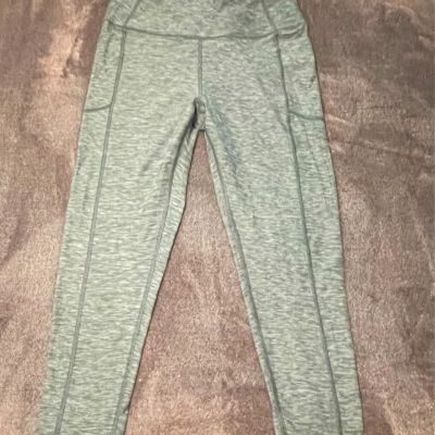 Victoria Secret Essential Pocket Leggings Green SIze 14